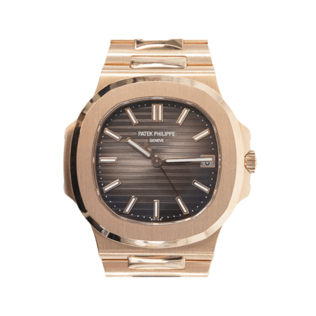 Patek Philippe Nautilus Rose Gold Brown Stick Dial 5711/1R-001