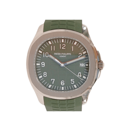 Patek Philippe Aquanaut White Gold Green Arabic Dial 5168G-010