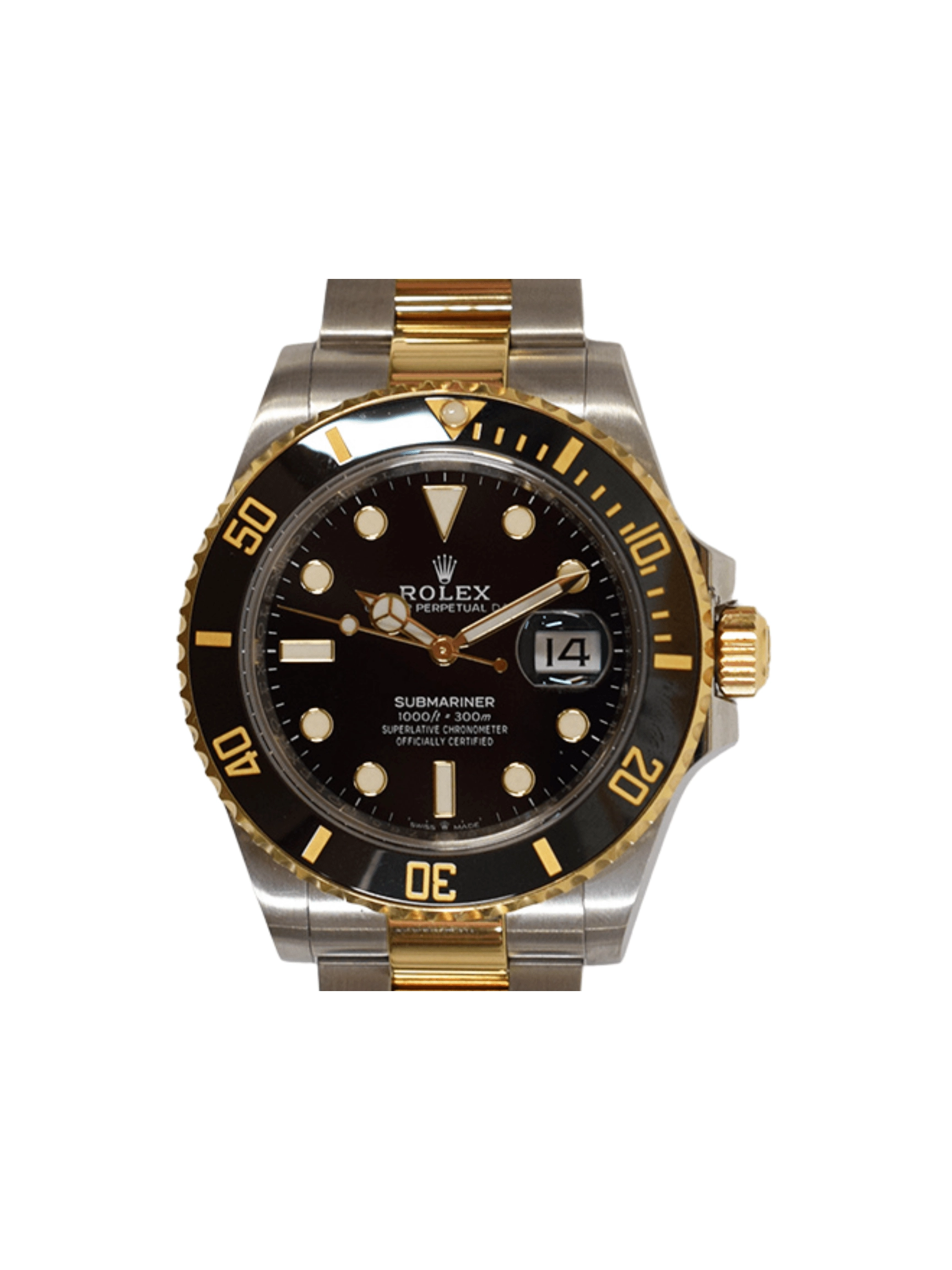 Rolex Submariner Date Stainless Steel and Yellow Gold Black Dial 126613LN
