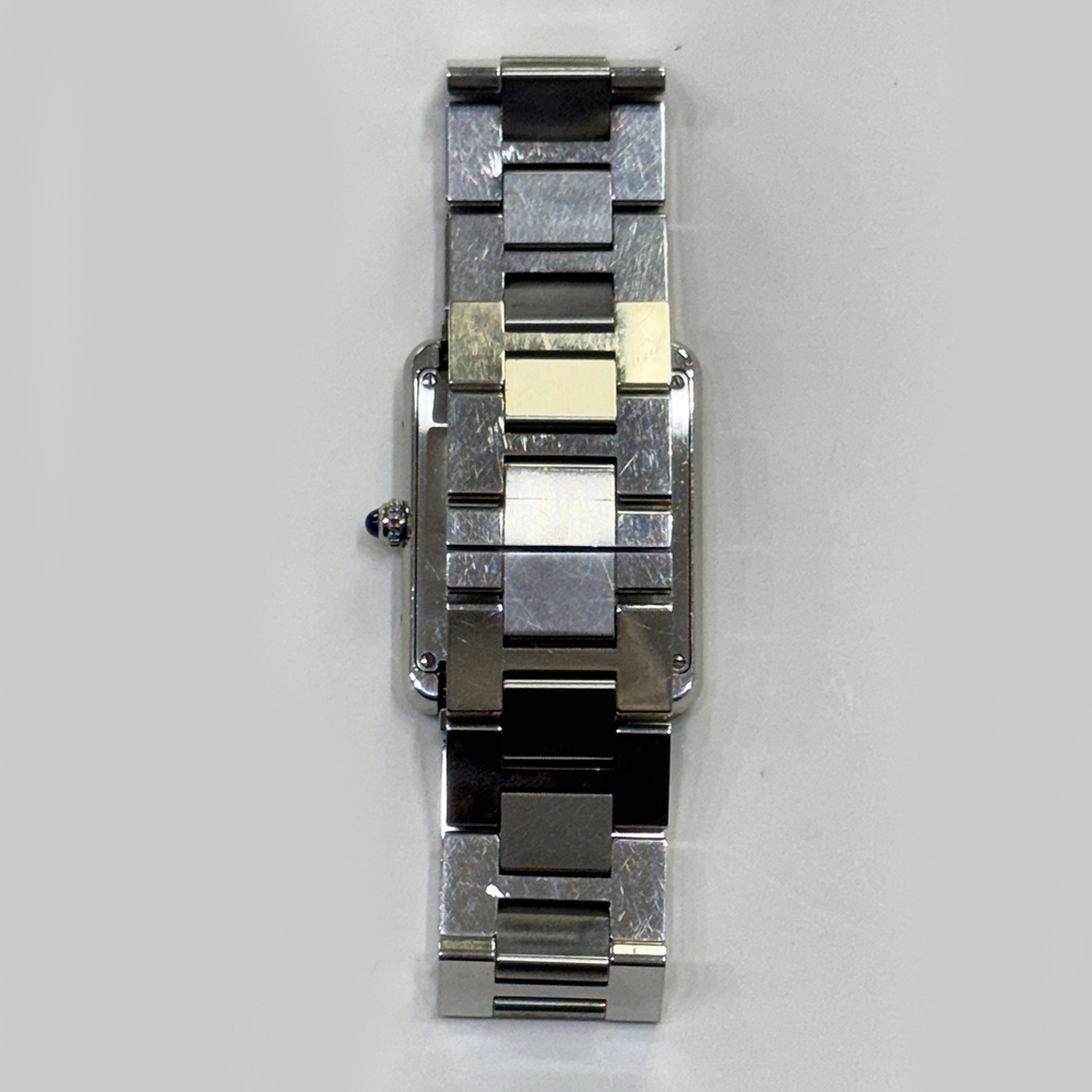Cartier Tank Solo Large Stainless Steel Silver Roman Dial W5200014