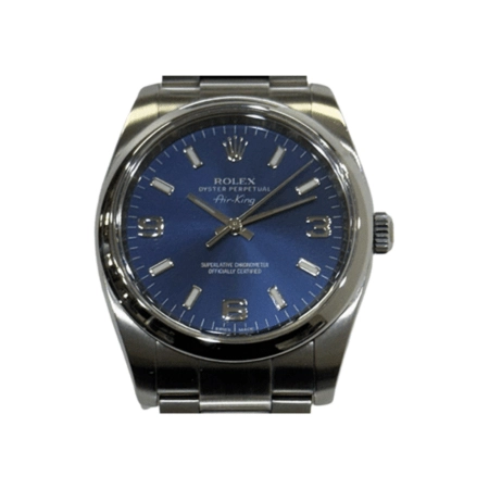 Rolex Air-King Stainless Steel Blue Dial 114200