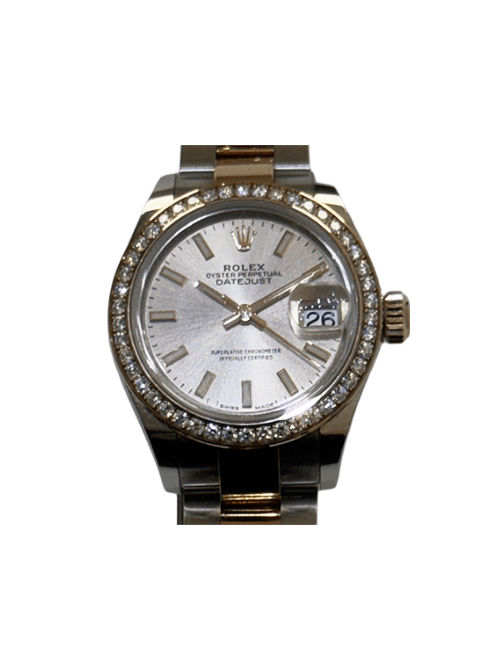 Rolex Lady-Datejust Stainless Steel and Rose Gold Sundust Dial 279381RBR