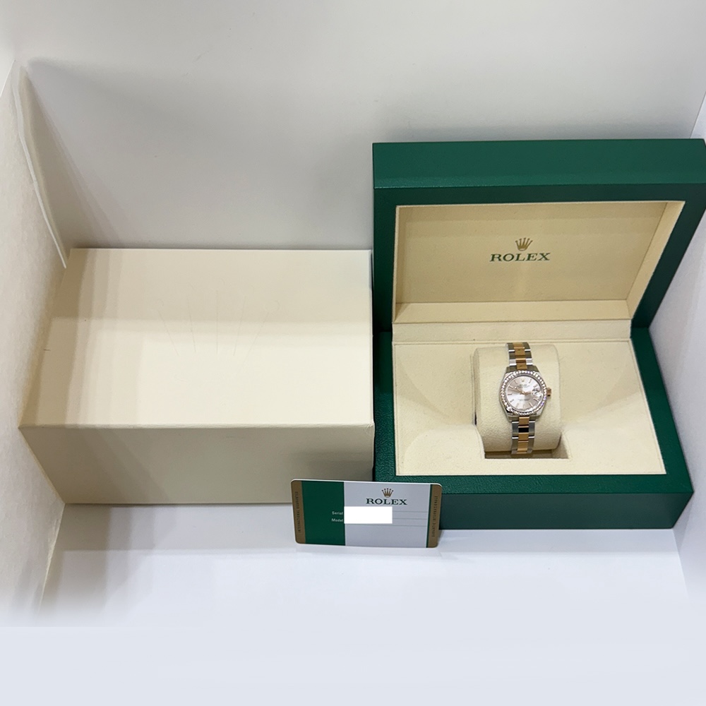 Rolex Lady-Datejust Stainless Steel and Rose Gold Sundust Dial 279381RBR