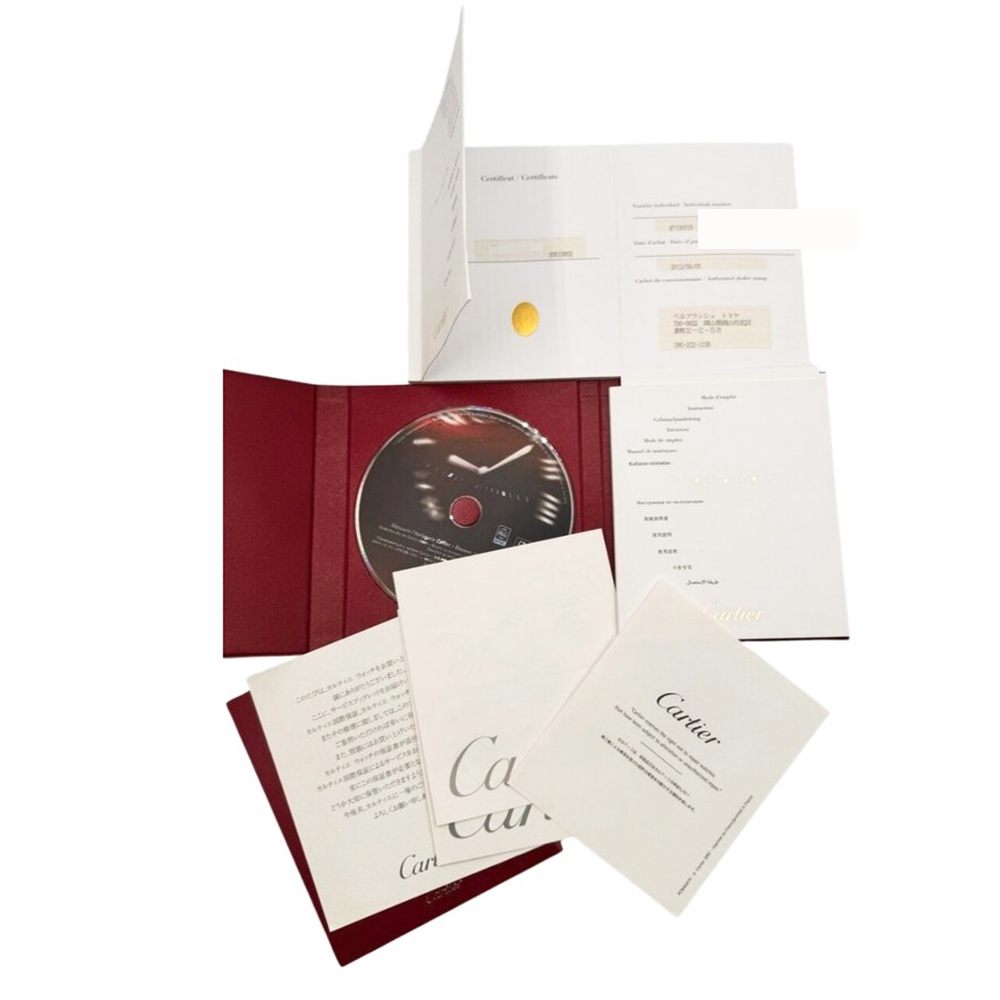 Cartier Calibre De Cartier 42 mm Stainless Steel Ivory Roman Dial W7100015