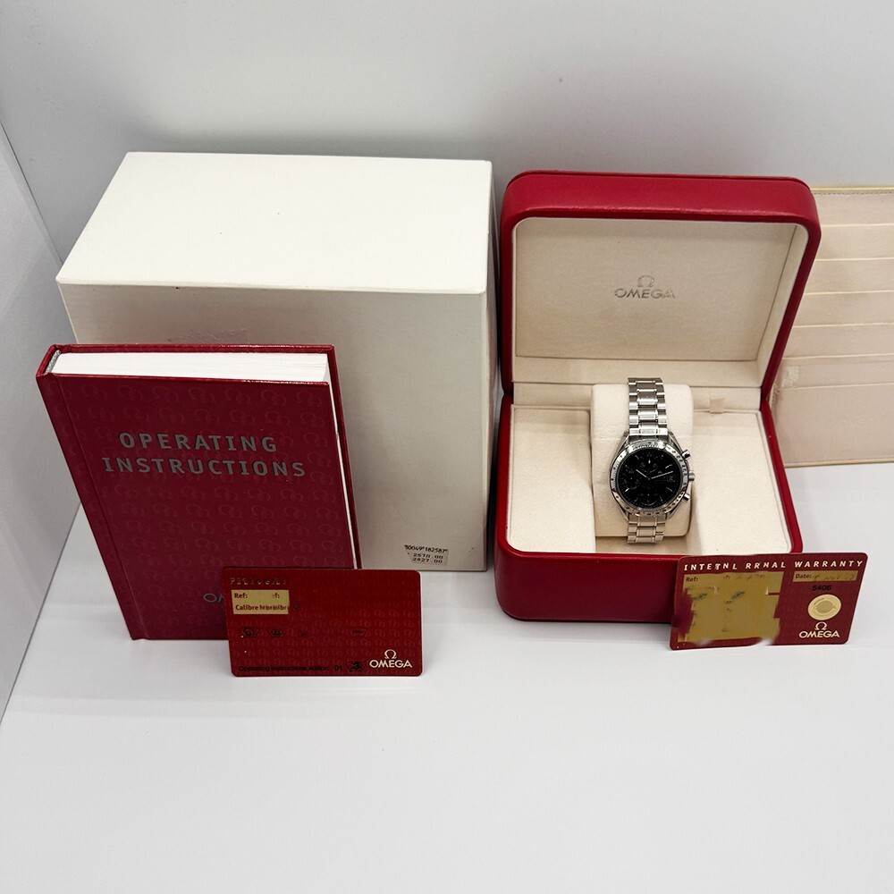 Omega Speedmaster Date Stainless-Steel Black Dial 3513.5