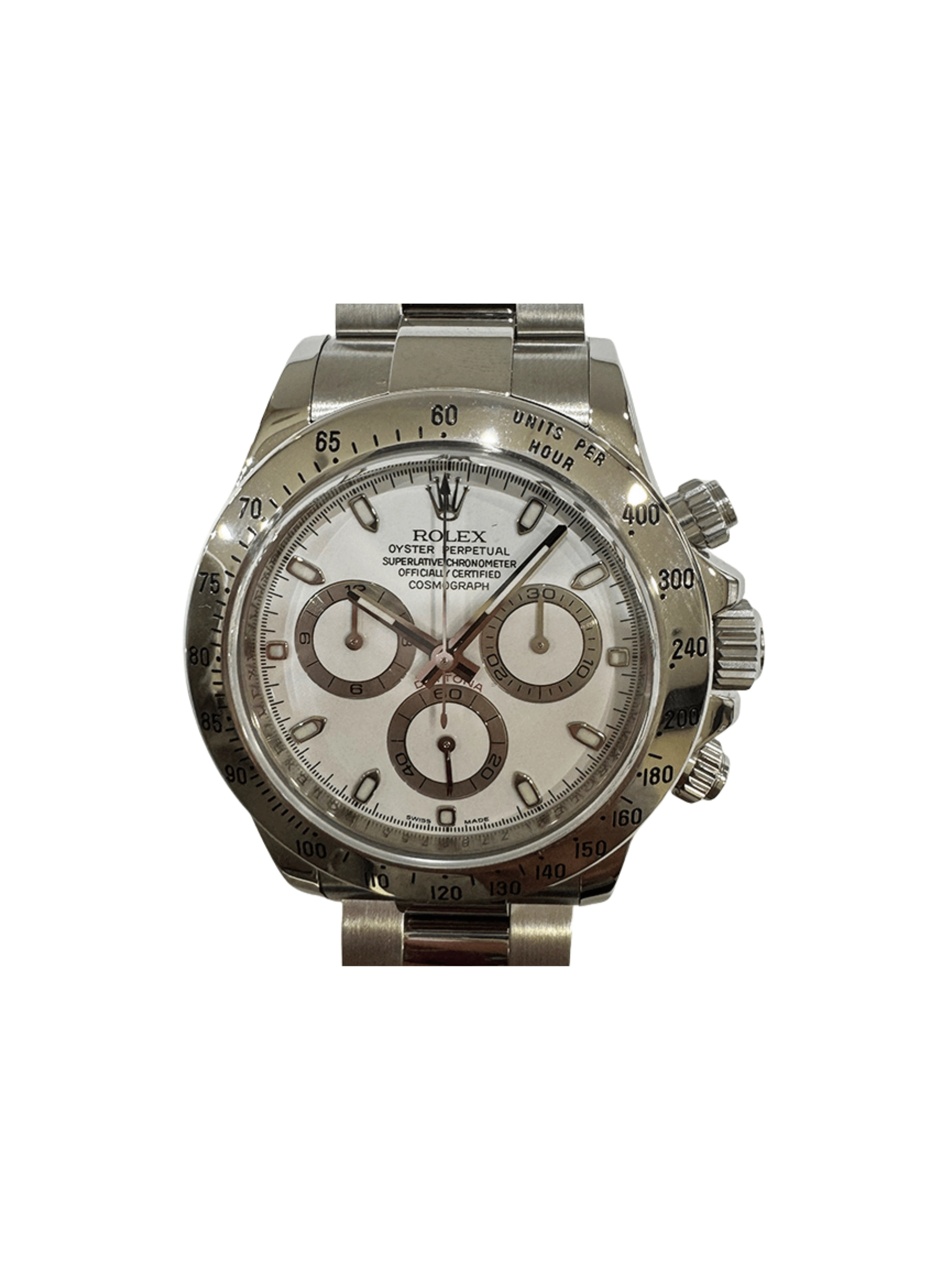 Rolex Daytona Stainless Steel White Dial 116520