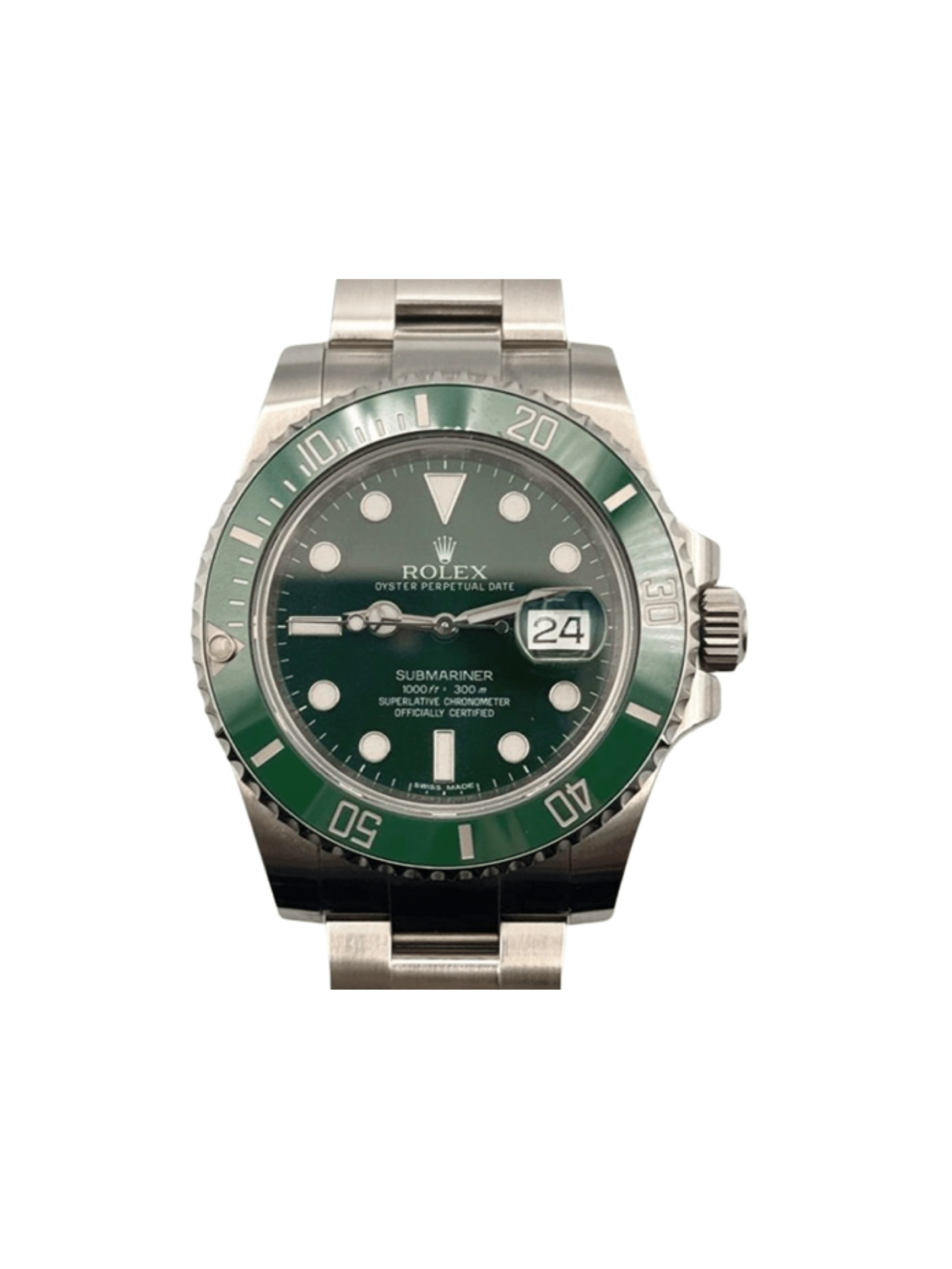 Rolex Submariner Date "Hulk" Stainless Steel Green Dial 116610LV