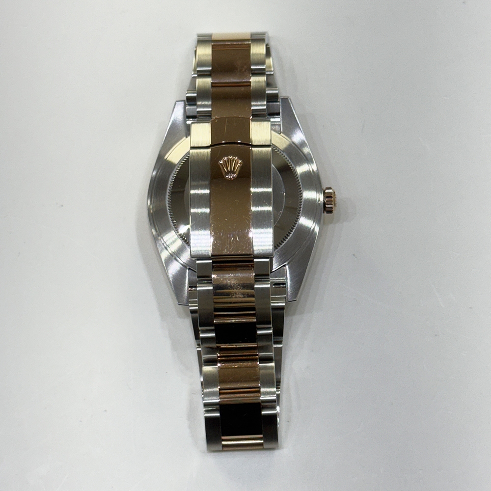 Rolex Datejust 41 Stainless Steel and Rose Gold with Slate Fluted Dial 126331