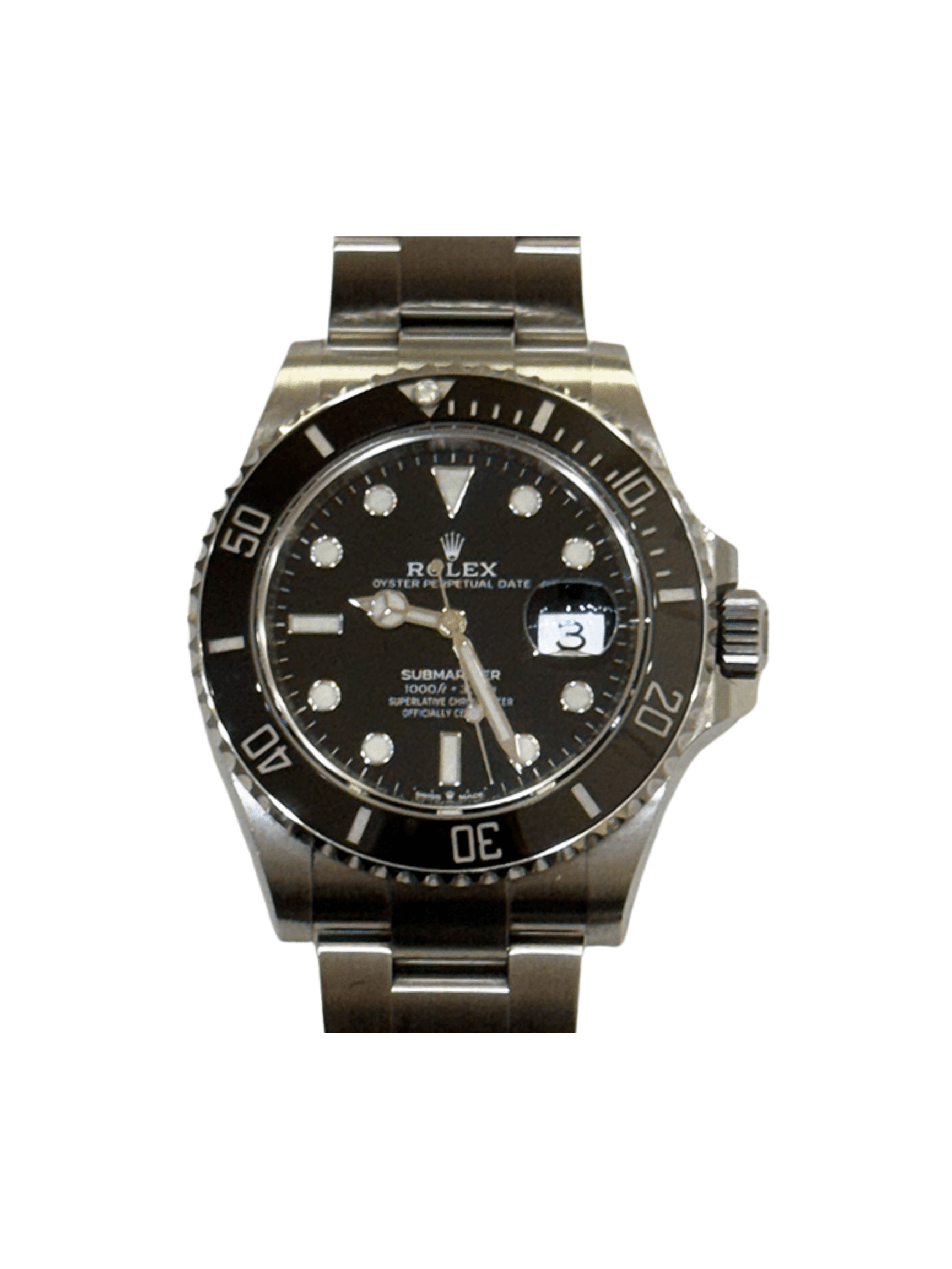Rolex Submariner Date Black Bezel Stainless Steel Black Dial 126610LN