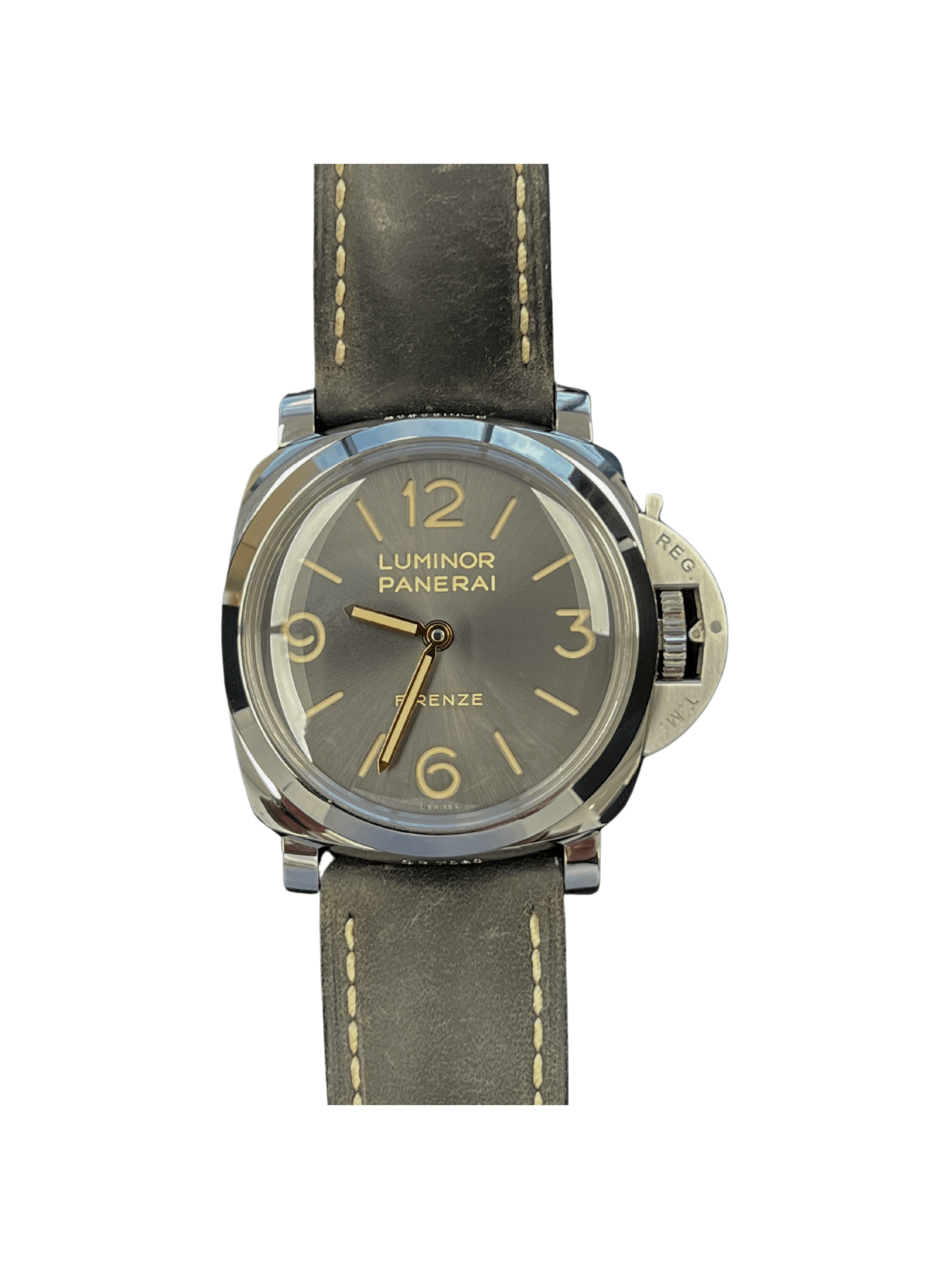 Panerai Luminor 1950 3 Days Firenze Stainless Steel Grey Dial PAM00605