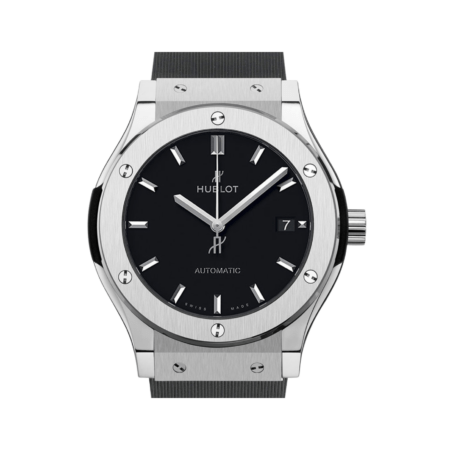 Hublot Classic Fusion 45 Titanium Black Dial 511.NX.1171.RX