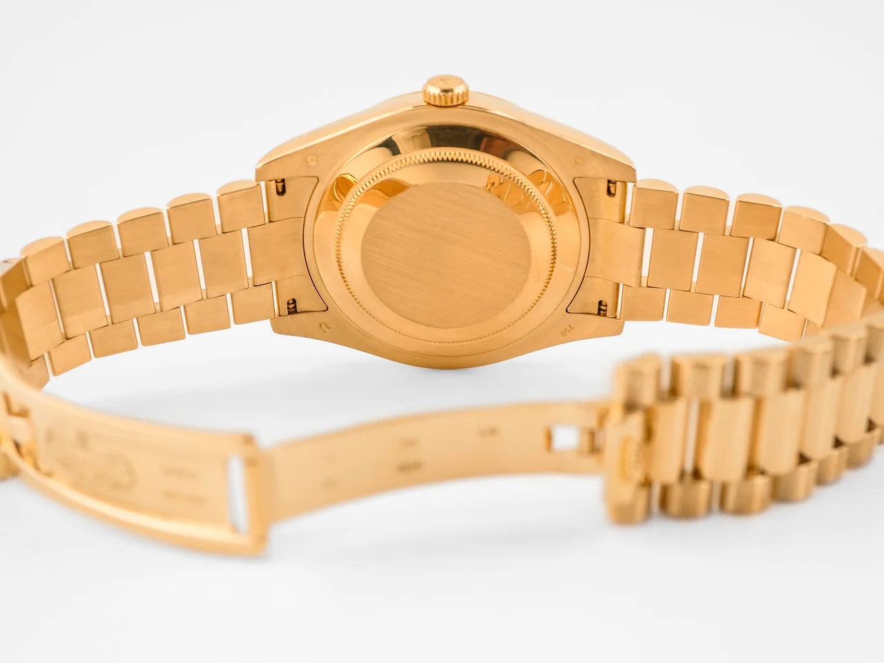 Rolex Day-Date II Yellow Gold Champagne Roman Dial 218238