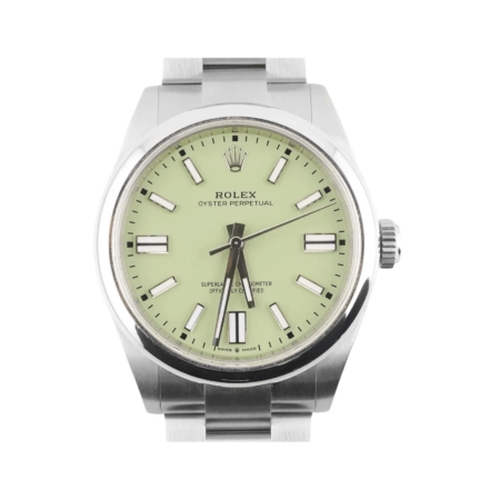 Rolex Oyster Perpetual Stainless Steel Pistachio Dial 134300