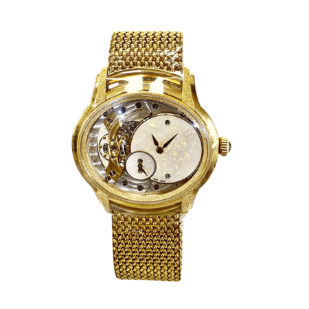 Audemars Piguet Millenary Frosted Rose Gold and Opal Dial 77244OR.GG.1272OR