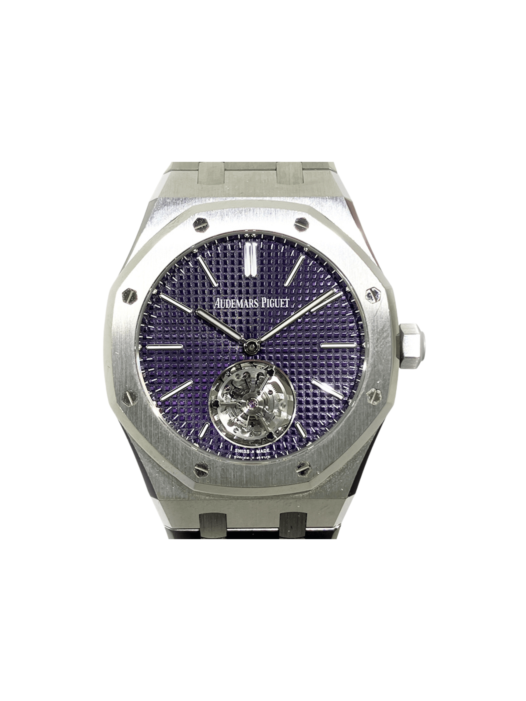 Audemars Piguet Royal Oak Tourbillon Stainless Steel Purple Dial 26660ST.OO.1356ST.01