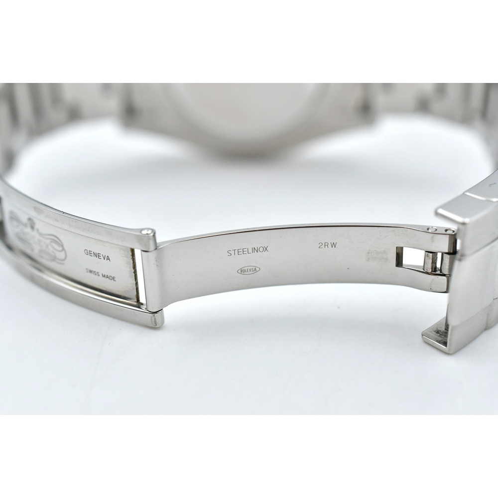 Rolex Datejust II Steel Silver Blue Arabic Dial 116334 Bracelet