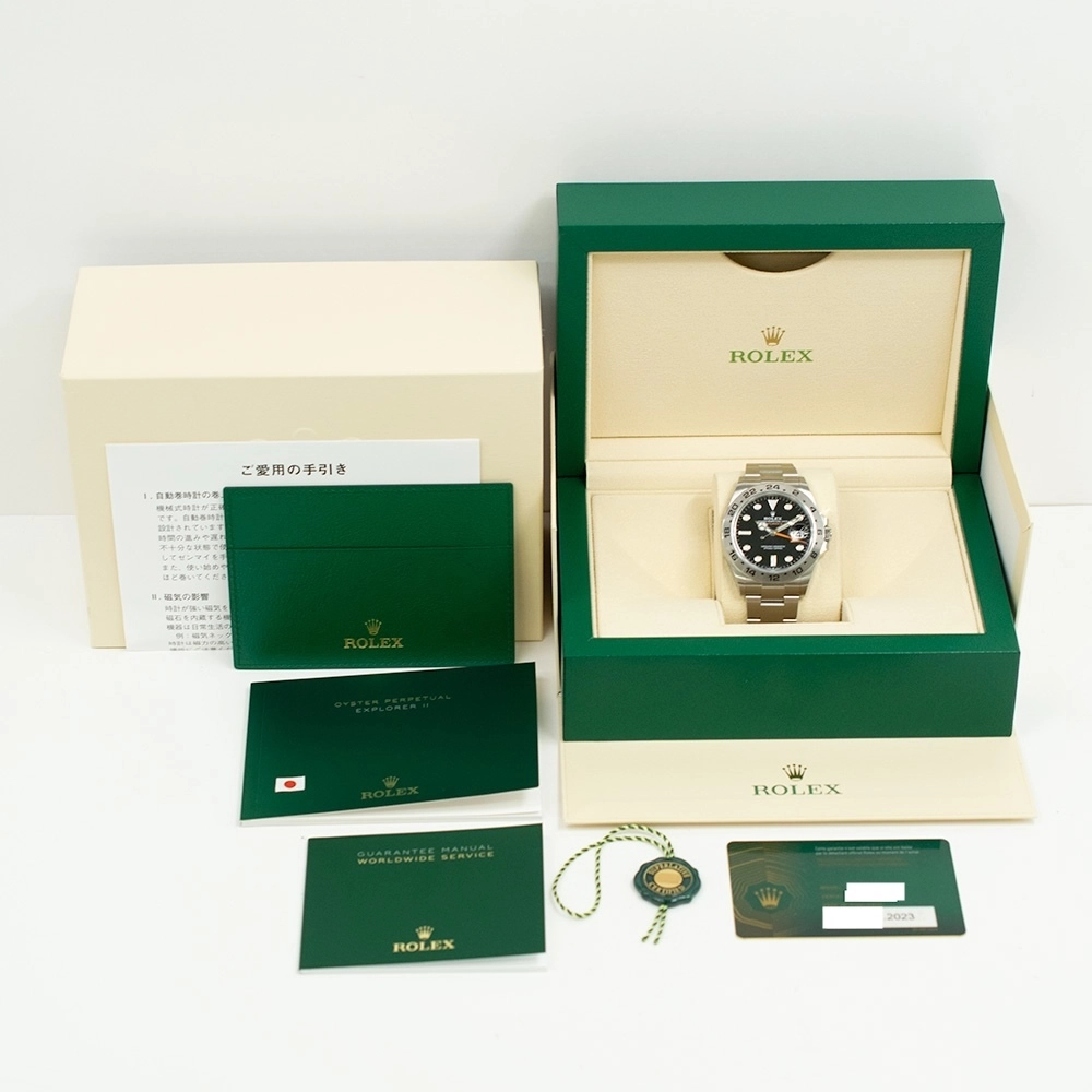 Rolex Explorer II Stainless Steel Black Dial 226570