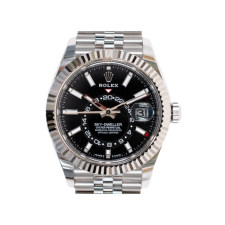 Rolex Sky-Dweller Stainless Steel/White Gold Black Dial 336934