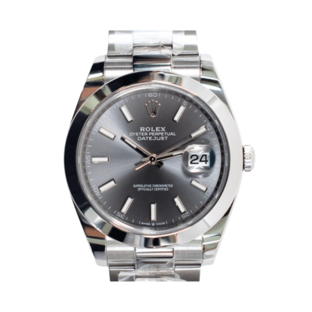 Rolex Datejust 41 Stainless Steel "Slate" Dial 126300