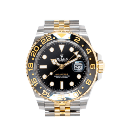 Rolex GMT-Master II "Bumblebee" Stainless Steel and Yellow Gold Black Dial 126713GRNR