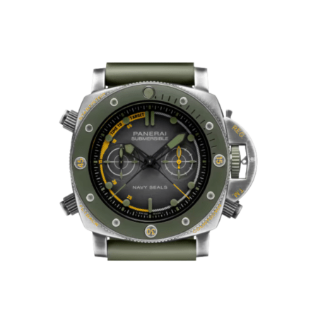 Panerai Submersible NavySeals Stainless Steel/Ceramic Grey Dial PAM01402