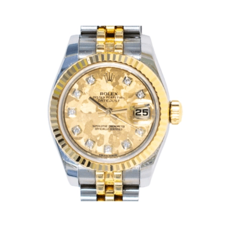 Rolex Lady-Datejust Yellow Gold/Stainless Steel Gold Crystal Dial 179173G