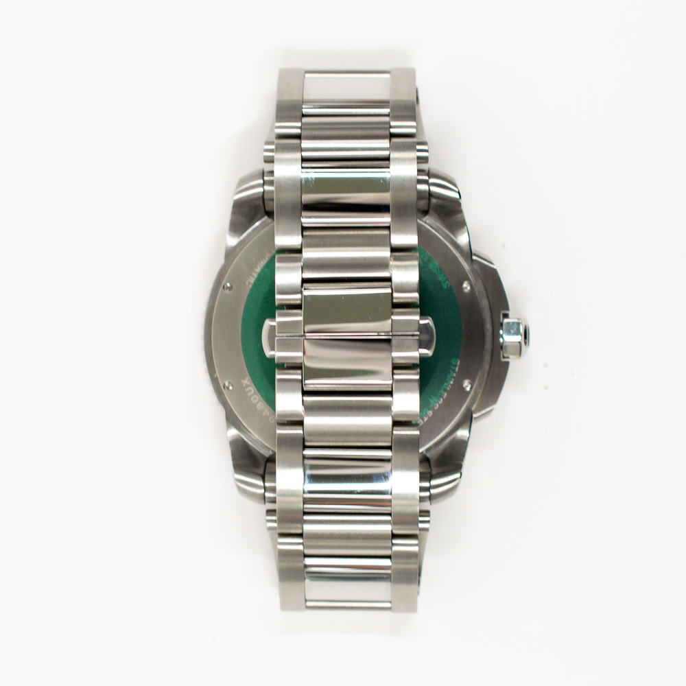 Cartier Calibre De Cartier Diver Stainless Steel Black Roman Dial W7100057