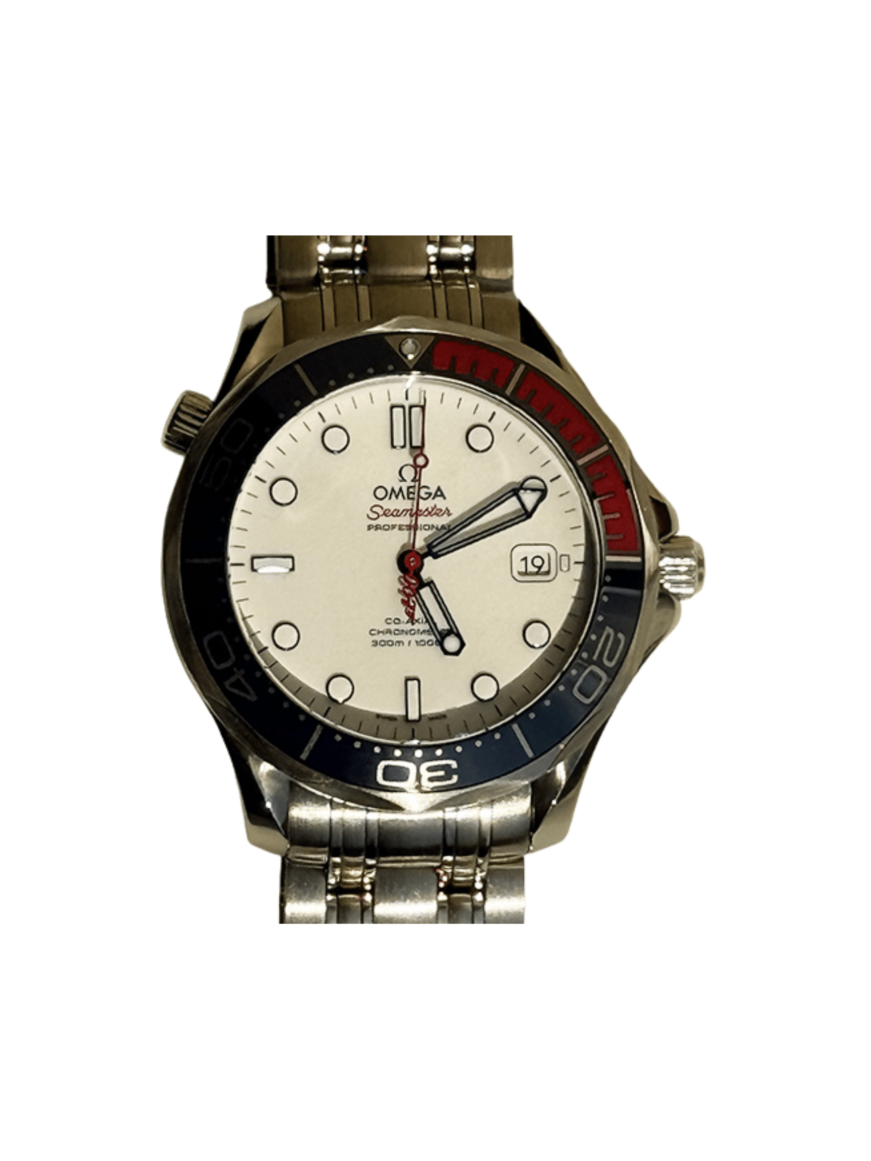 Omega Seamaster Diver Stainless Steel White Dial 212.32.41.20.04.001