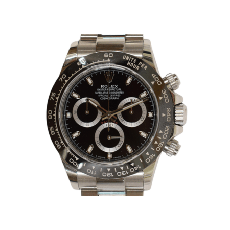 Rolex Daytona Stainless Steel Ceramic Bezel White Dial 116500LN