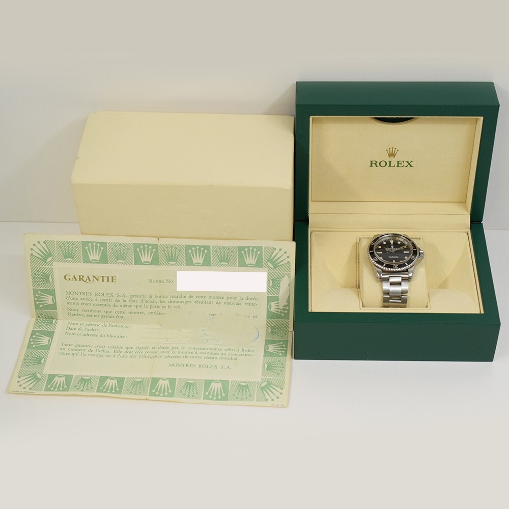 Rolex Submariner Stainless Steel Black Dial 5513