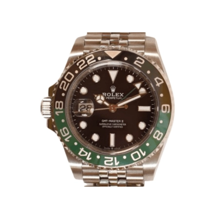 Rolex GMT-Master II "Sprite" Stainless Steel Black Dial 126720VTNR