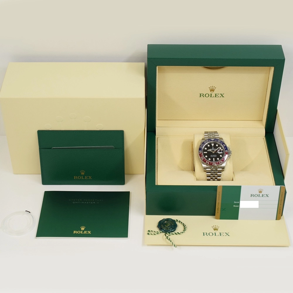 Rolex GMT-Master II Stainless Steel "Pepsi" Black Dial 126710BLRO