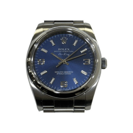 Rolex Air-King Stainless Steel Blue Dial 114200