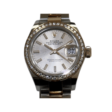 Rolex Lady-Datejust Stainless Steel and Rose Gold Sundust Dial 279381RBR