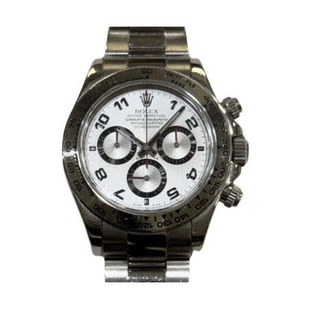 Rolex Daytona White Gold Silver Dial 116509