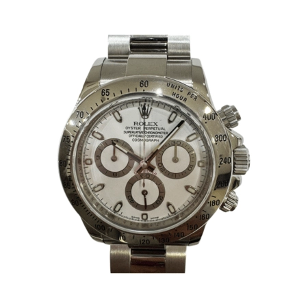 Rolex Daytona Stainless Steel White Dial 116520