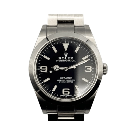 Rolex Explorer Stainless Steel Black Arabic Dial 214270