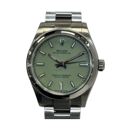 Rolex Oyster Perpetual 31 Stainless Steel Pistachio Dial 277200