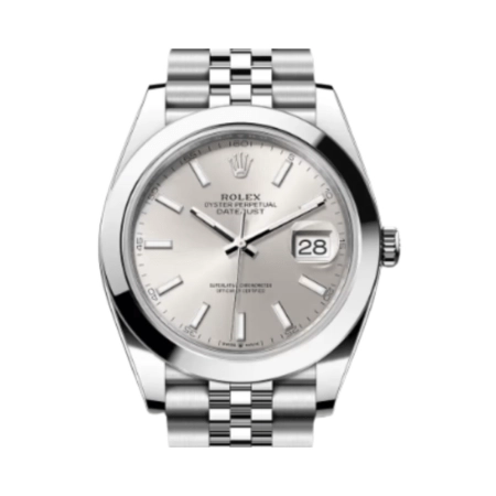 Rolex Datejust Stainless Steel Silver Stick Dial 126300