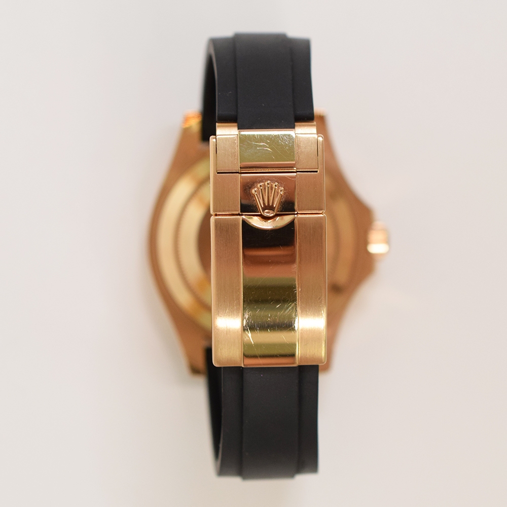 Rolex Yacht-Master Rose Gold Pave Diamond Dial 116695SATS