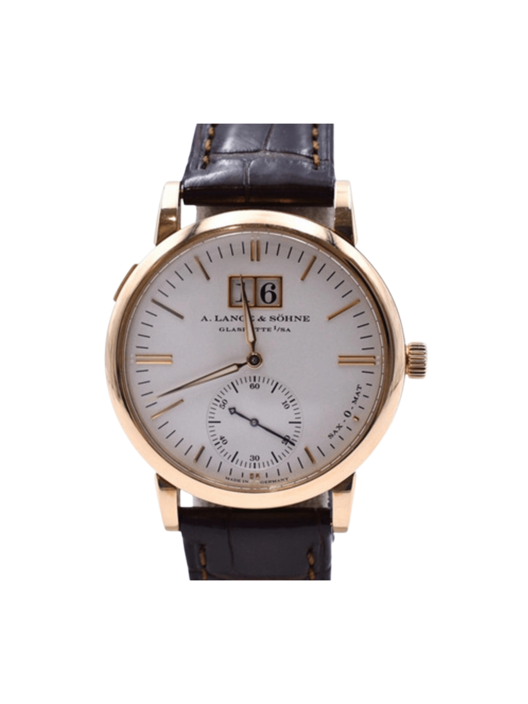 A. Lange & Söhne Langematik Big Date Rose Gold White Dial 308.032