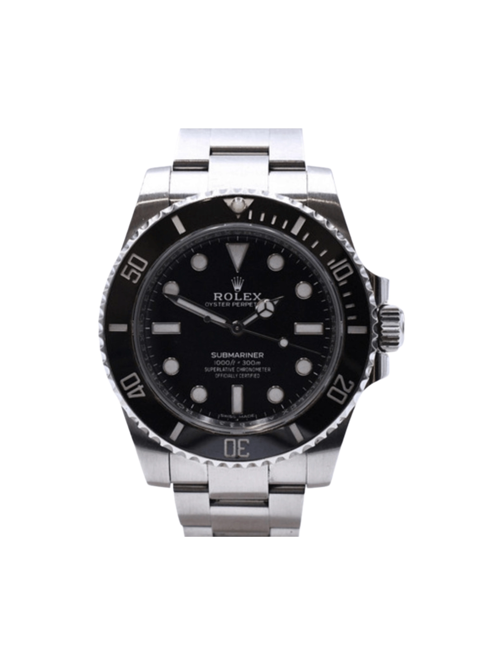 Rolex Submariner (No Date) Stainless Steel Black Dial 114060