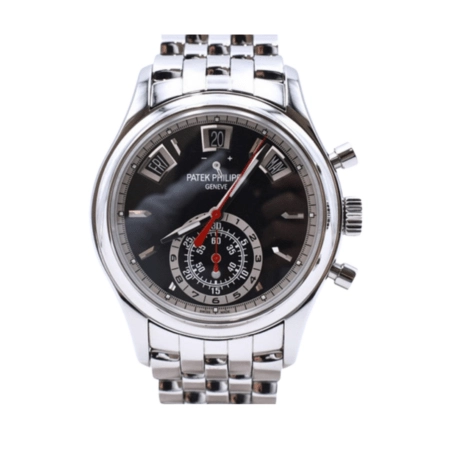 Patek Philippe Nautilus Chronograph Stainless Steel Black Dial 5960/1A-010
