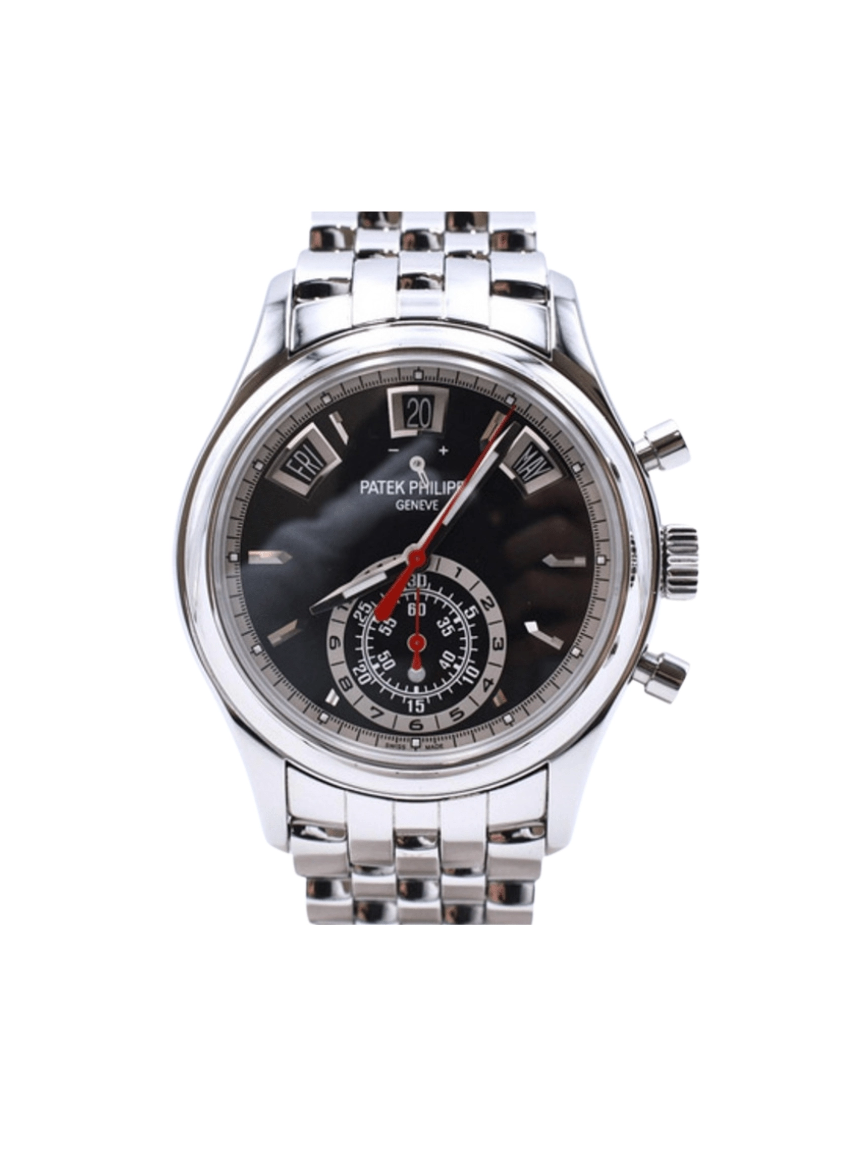 Patek Philippe Nautilus Chronograph Stainless Steel Black Dial 5960/1A-010