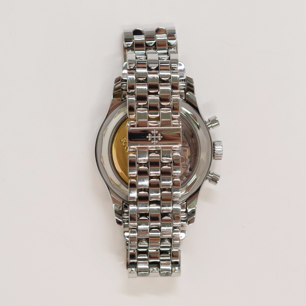 Patek Philippe Nautilus Chronograph Stainless Steel Black Dial 5960/1A-010