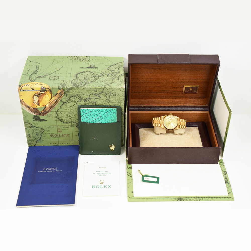 Rolex Day-Date 36 Yellow Gold Champagne Dial 18238