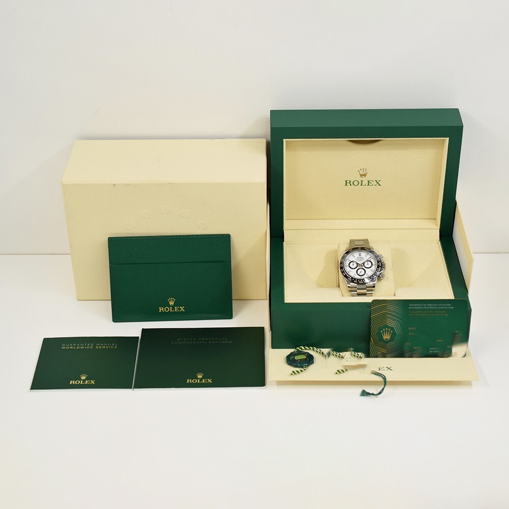 Rolex Daytona Stainless Steel Ceramic Bezel White Dial 116500LN