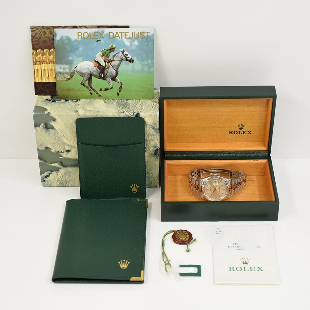 Rolex Datejust 36 Stainless Steel and White Gold Silver Dial 16234