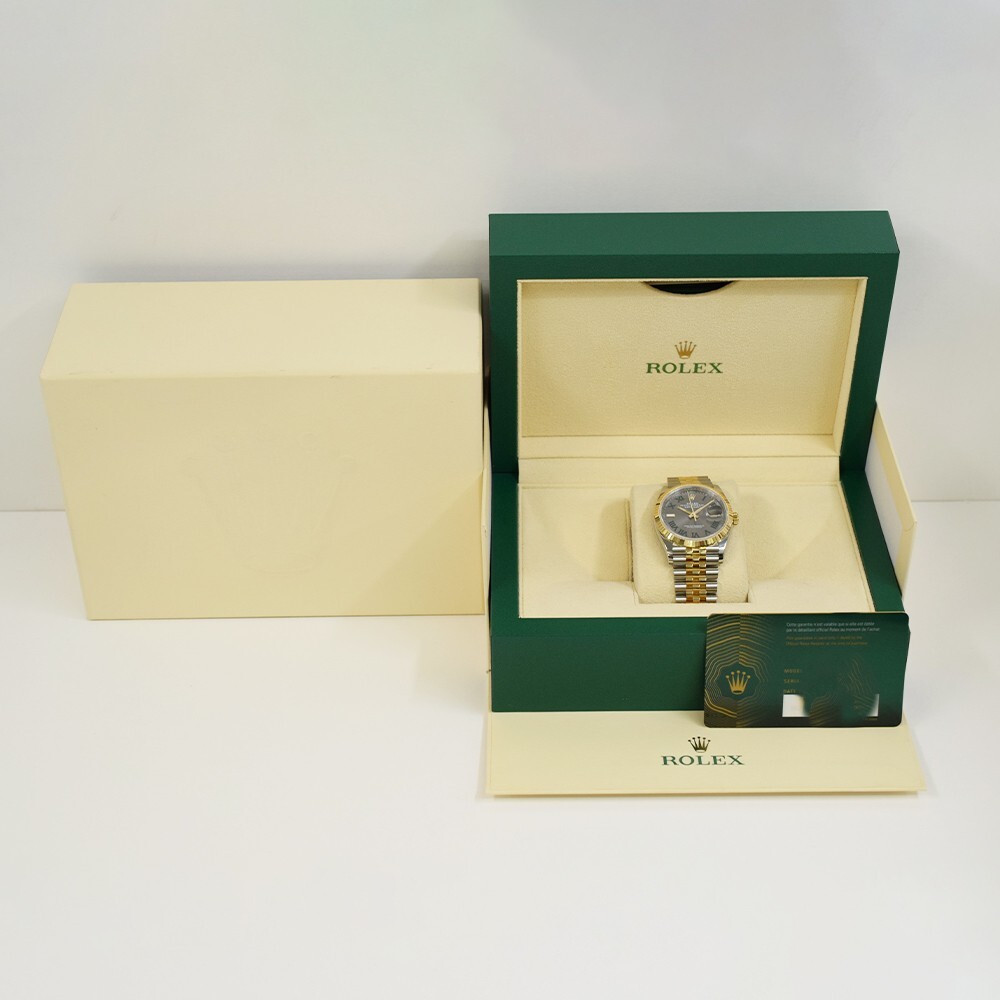 Rolex Datejust 36 Stainless Steel/ Yellow Gold with Wimbledon Dial 126233