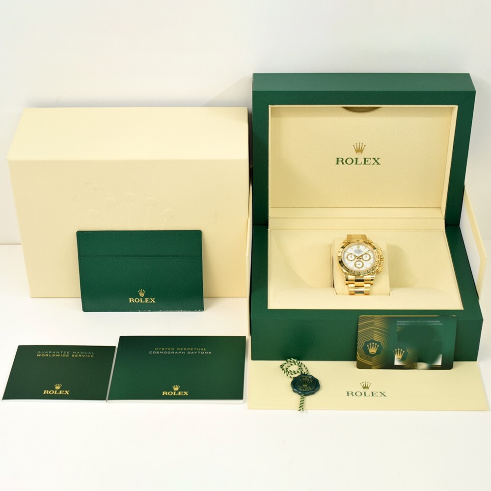 Rolex Cosmograph Daytona Yellow Gold and White Dial 126508